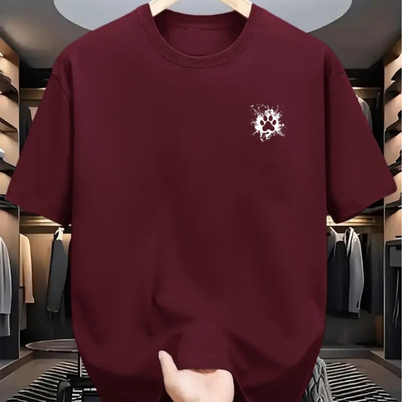 Camiseta sencilla hombre