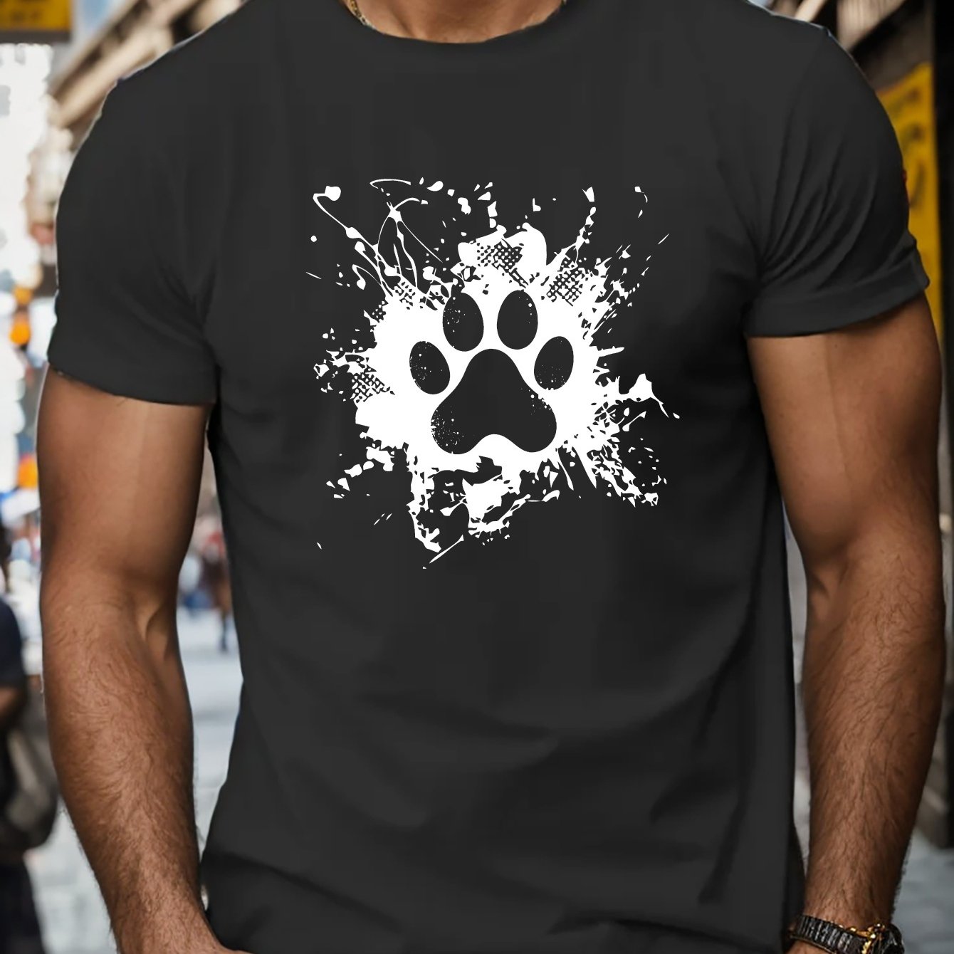 Camiseta con estampado hombre