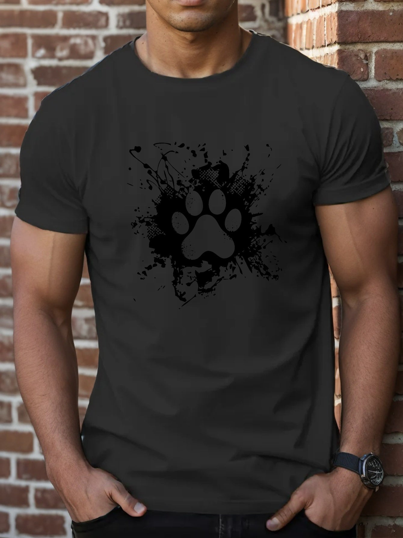 Camiseta con estampado hombre
