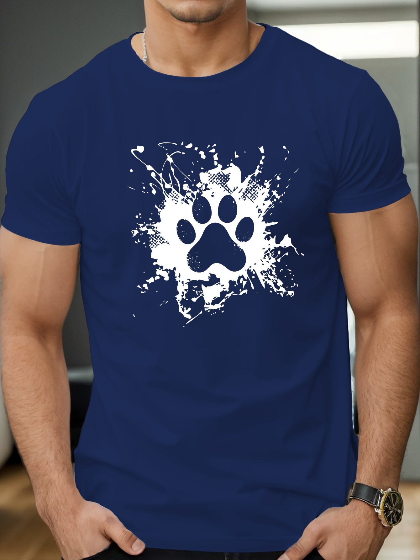 Camiseta con estampado hombre