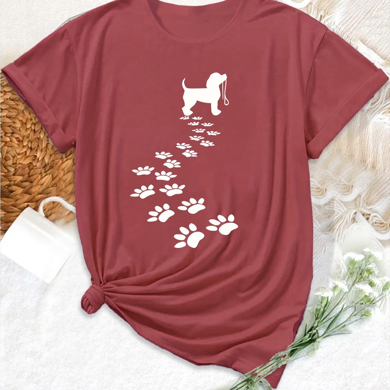 Camiseta con estampado mujer