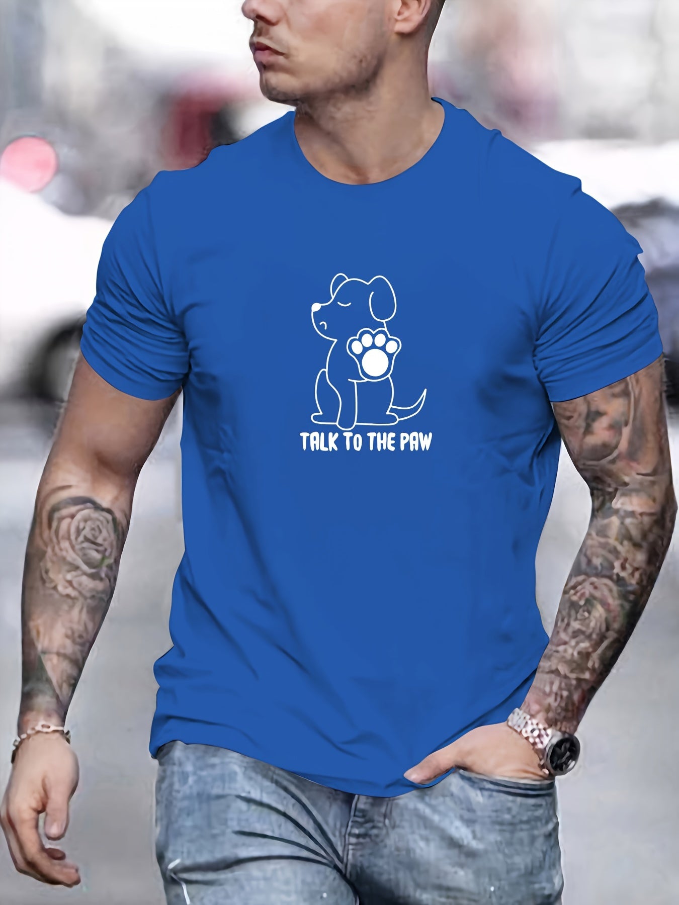 Camiseta con estampado hombre