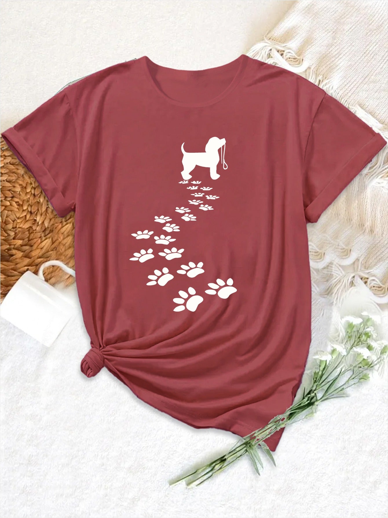 Camiseta con estampado mujer