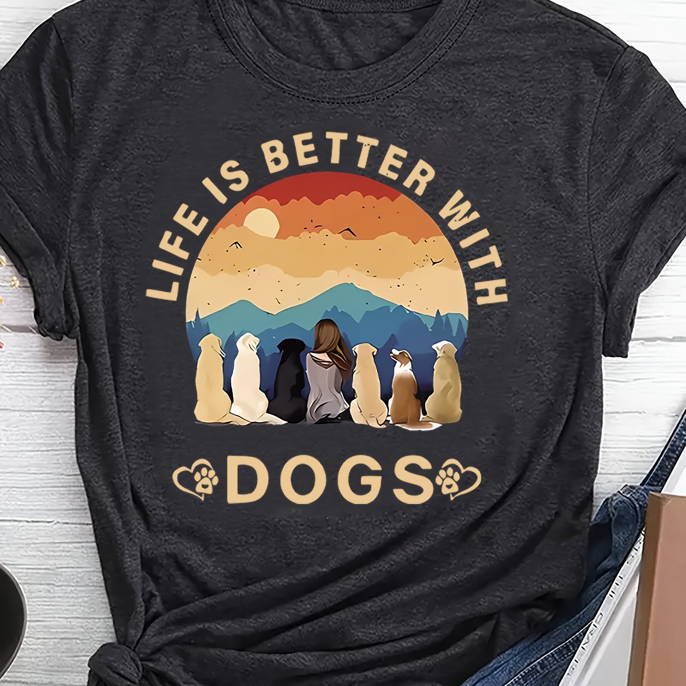 Camiseta con estampado mujer