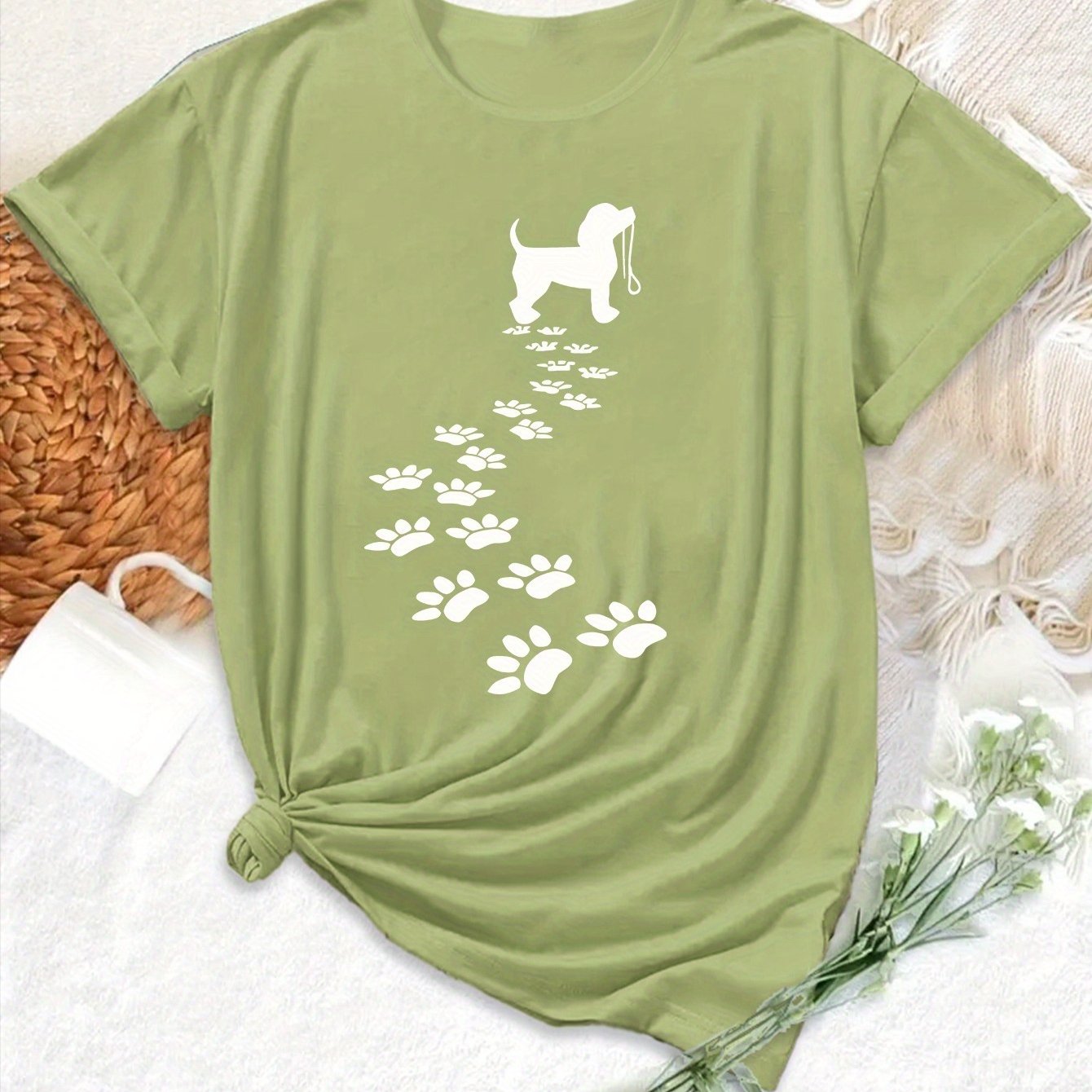 Camiseta con estampado mujer