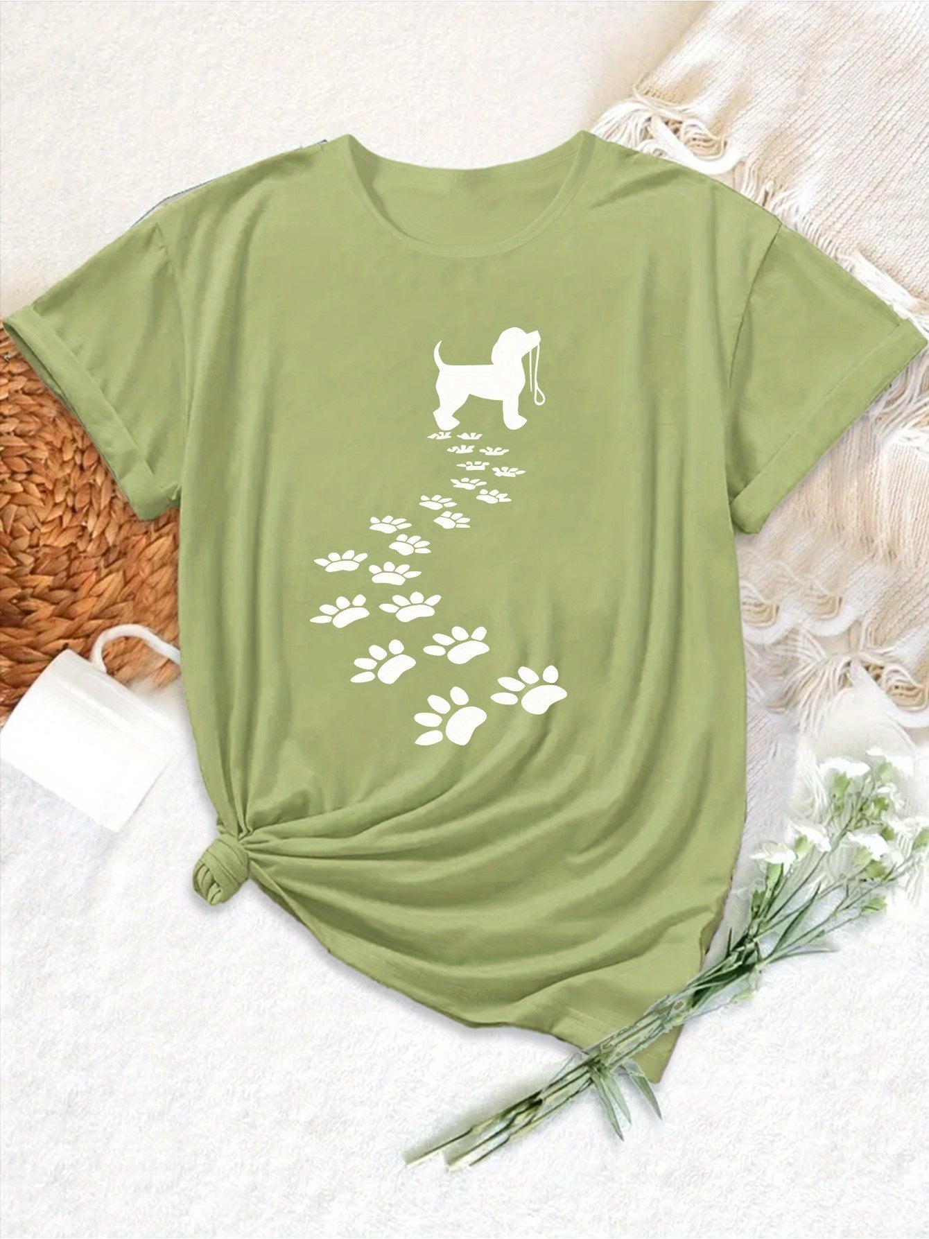 Camiseta con estampado mujer