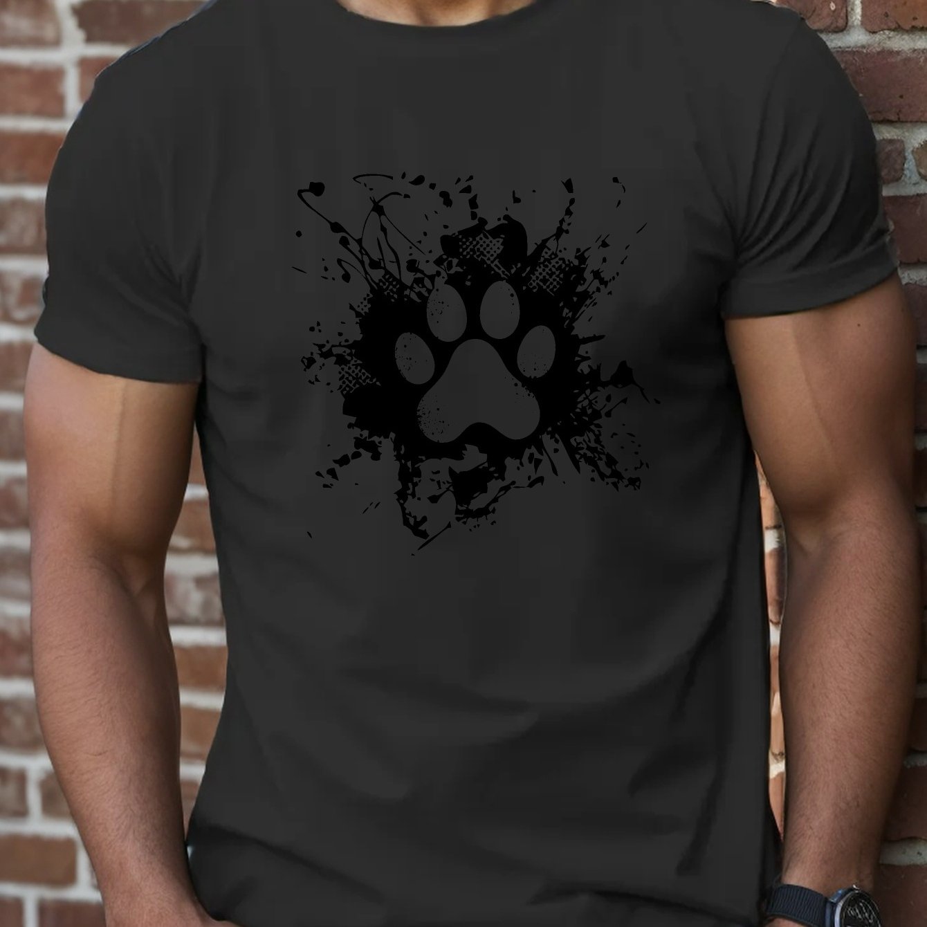 Camiseta con estampado hombre