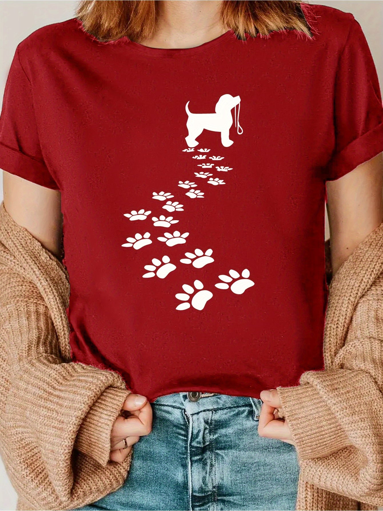Camiseta con estampado mujer