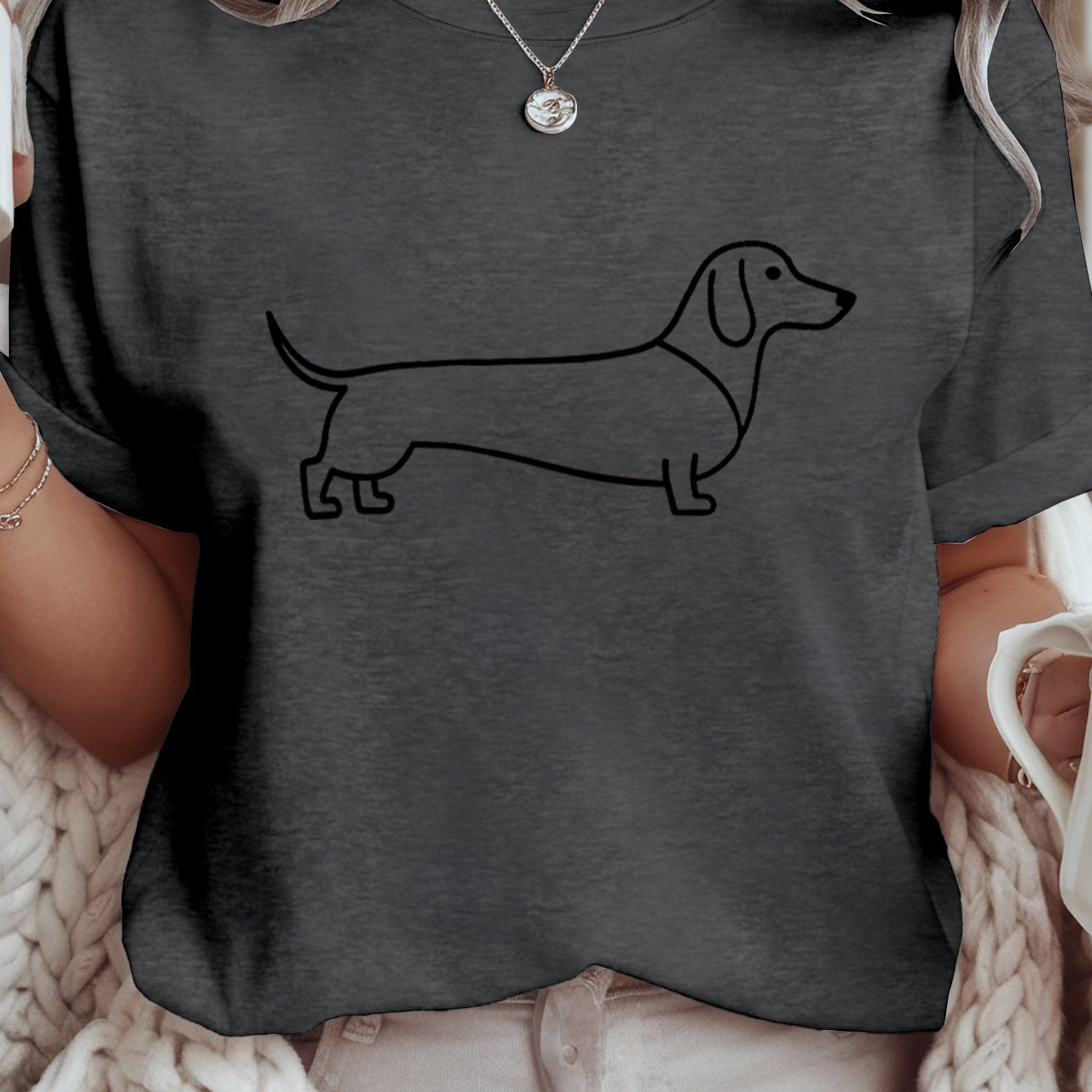 Camiseta con estampado mujer