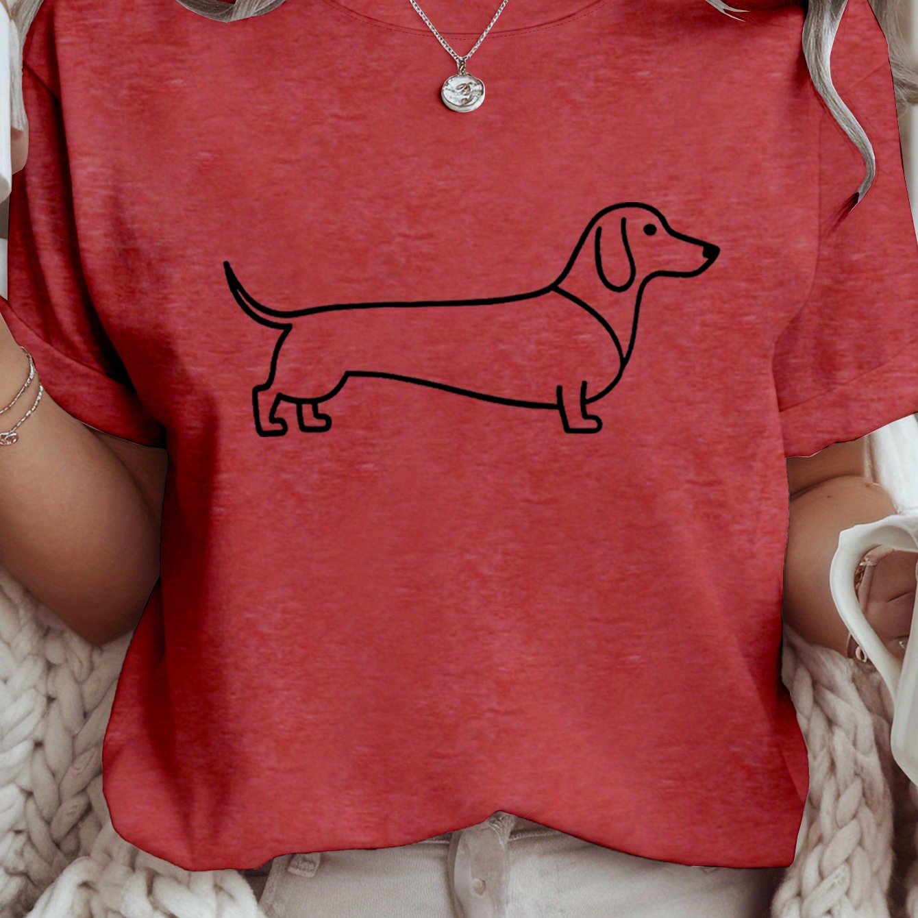 Camiseta con estampado mujer