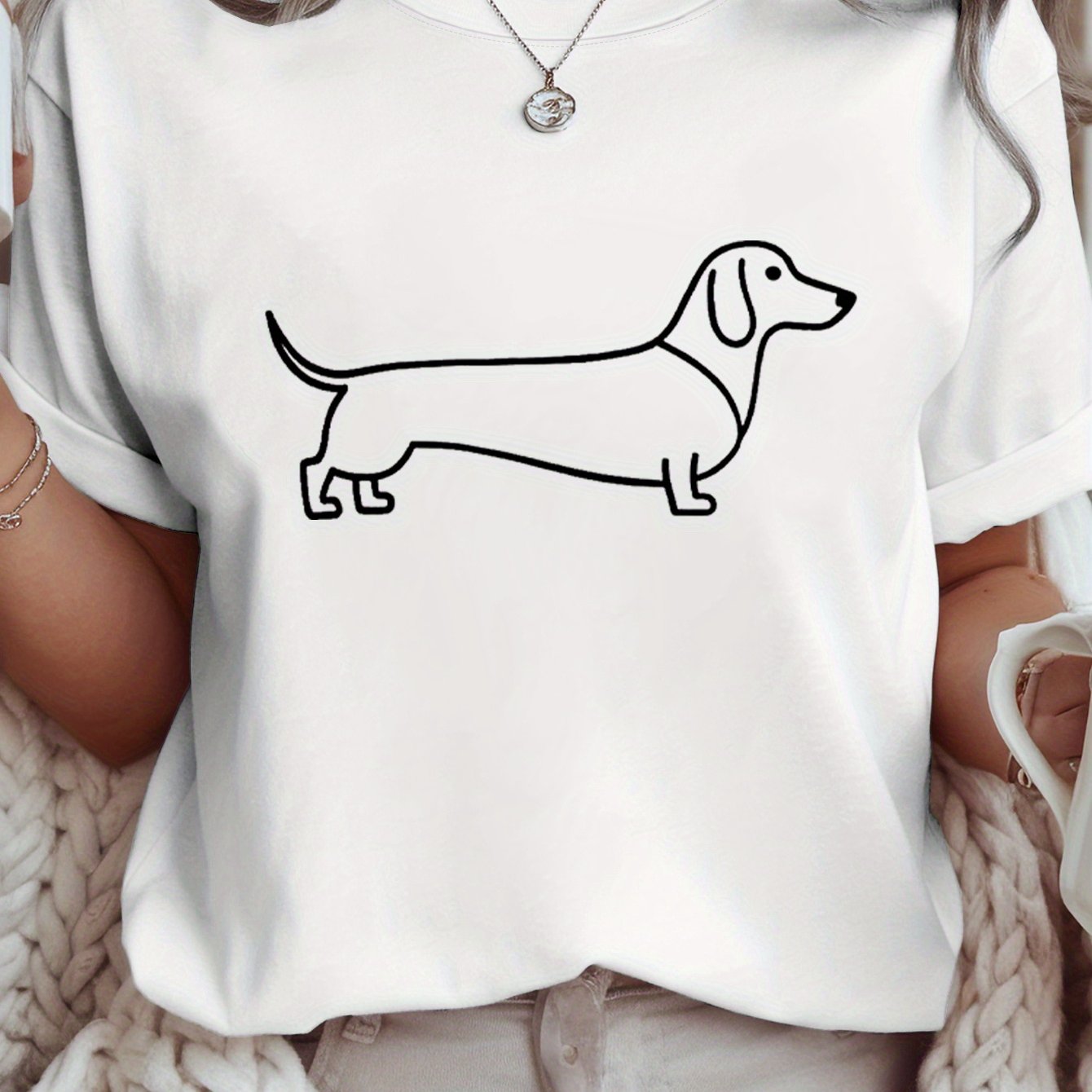 Camiseta con estampado mujer