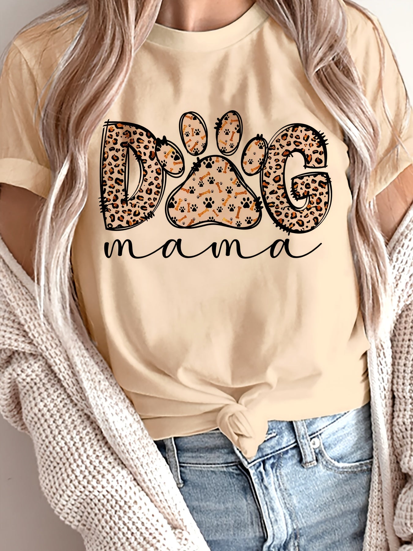 Camiseta con estampado mujer