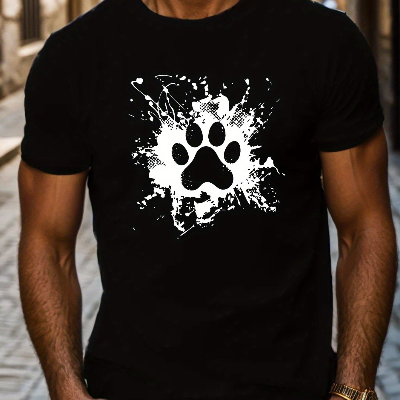 Camiseta con estampado hombre