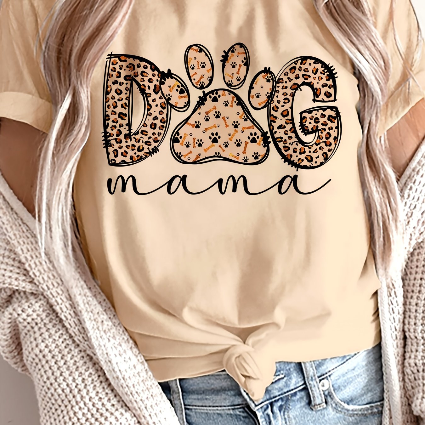 Camiseta con estampado mujer