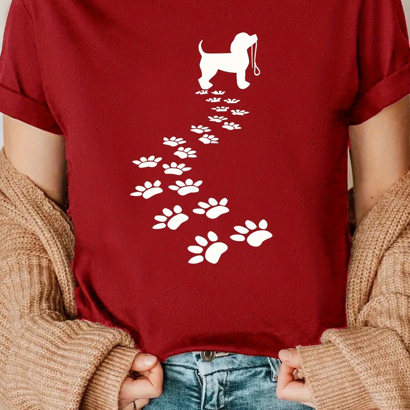 Camiseta con estampado mujer