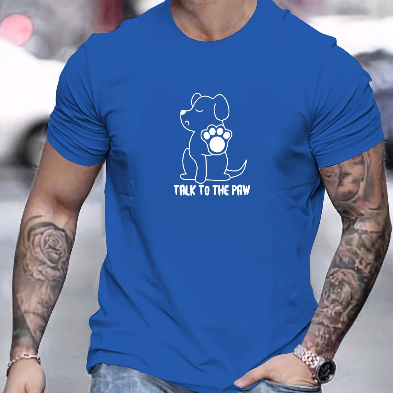 Camiseta con estampado hombre