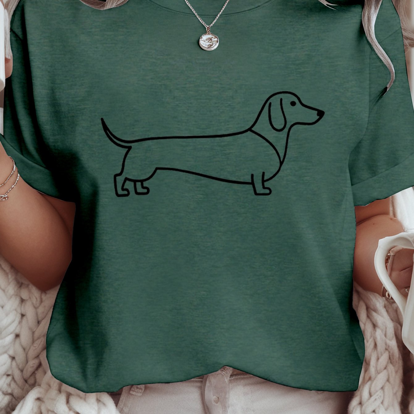 Camiseta con estampado mujer
