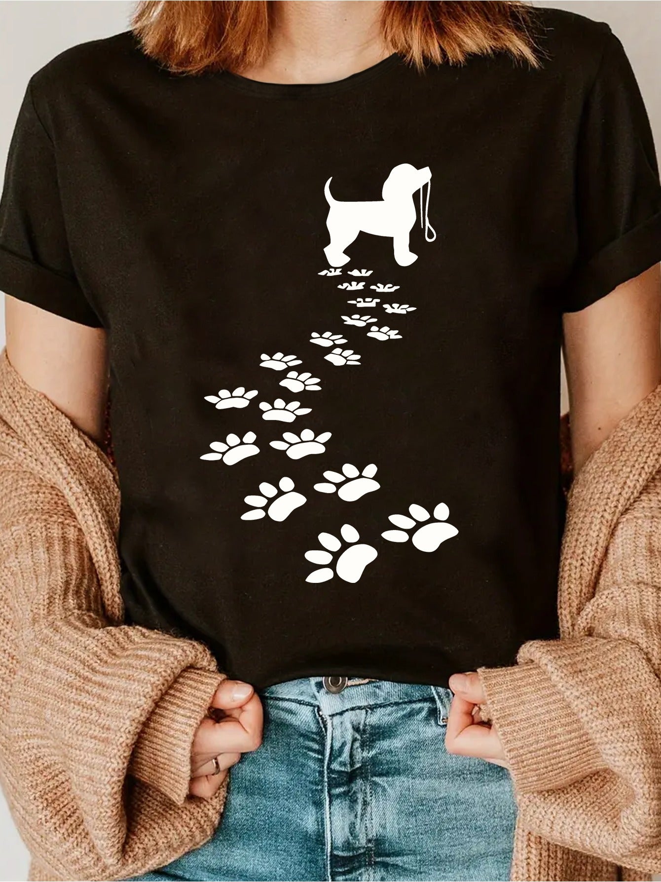 Camiseta con estampado mujer