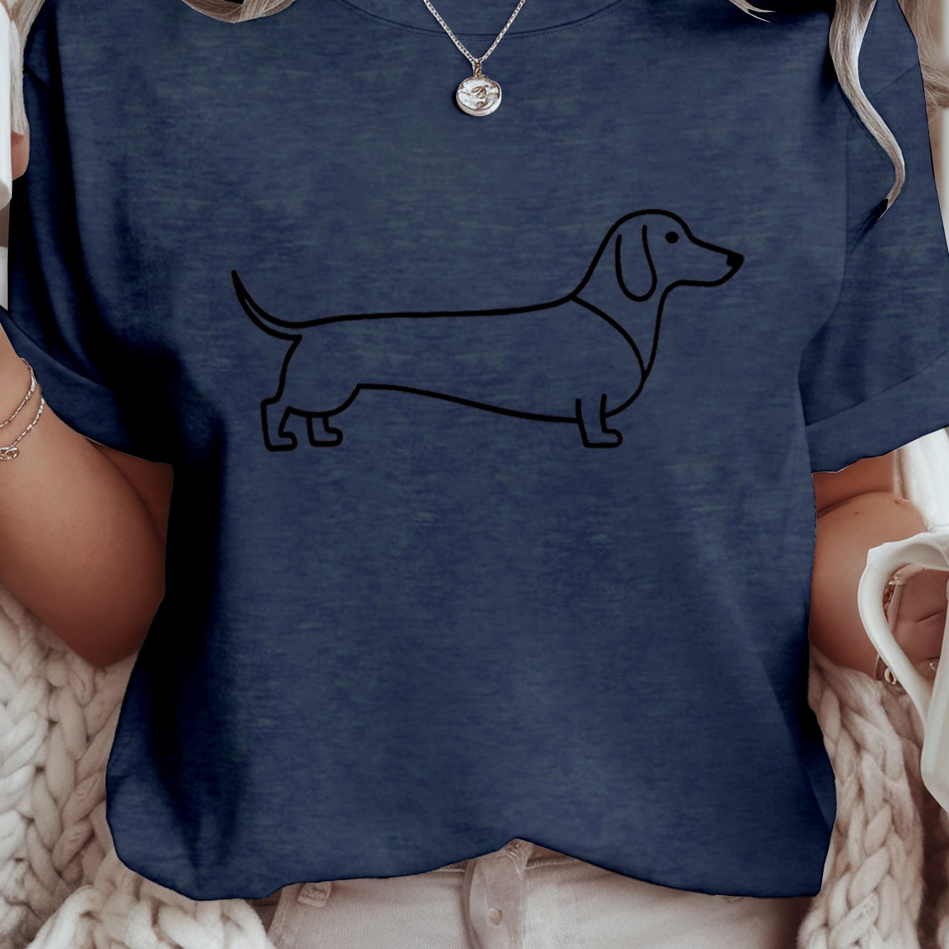 Camiseta con estampado mujer