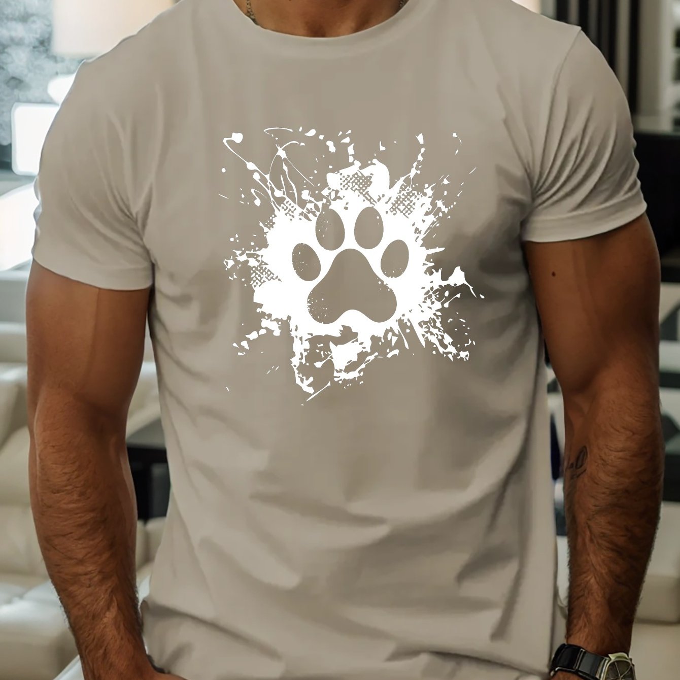 Camiseta con estampado hombre