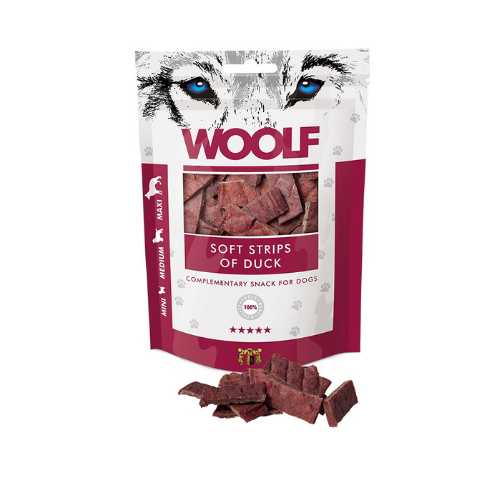 Snack Woolf Filetes Tiernos de Pato 100gr