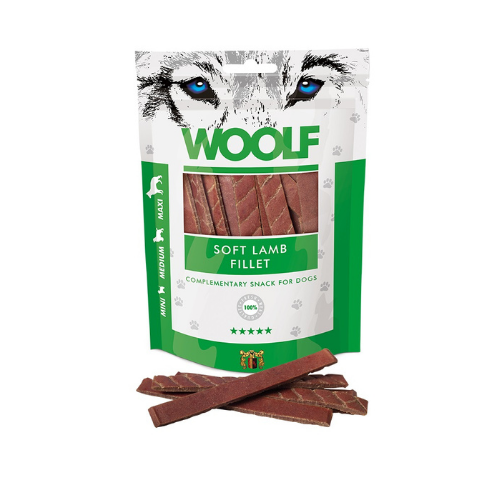 Snack Woolf Filetes Tiernos de Cordero 100gr