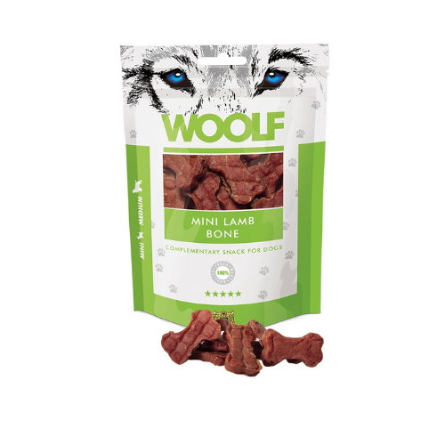 Snack Woolf Mini Huesos de Cordero 100gr