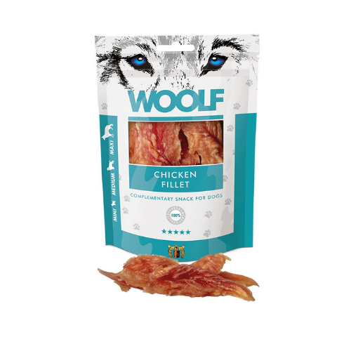 Snack Woolf Filete de Pollo para Perros 100gr