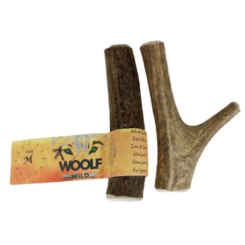 Woolf Wild Asta de Ciervo para Perros Adultos - M