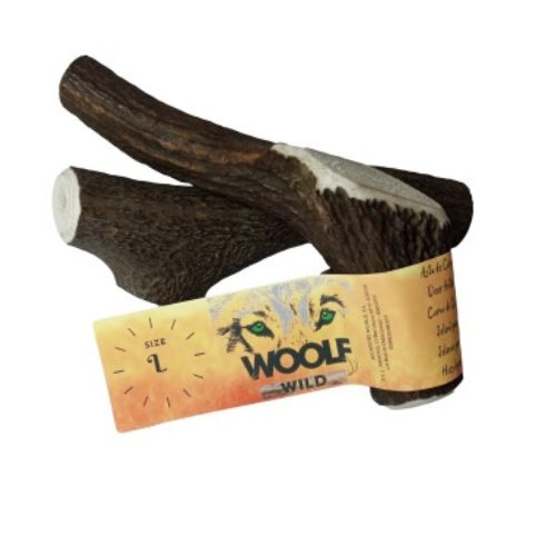 Woolf Wild Asta de Ciervo para Perros Adultos - L