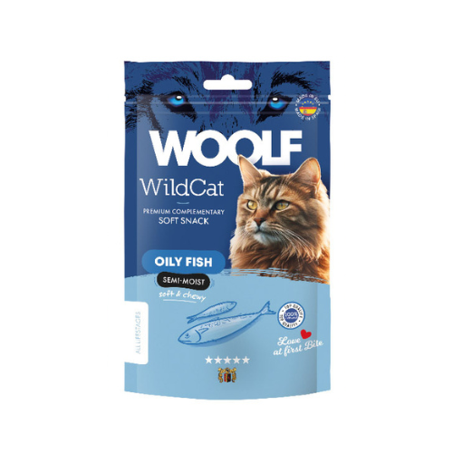 WildCat Snack Semihúmedo de Pescado para Gatos 50gr