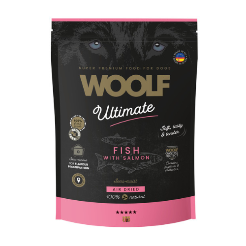 Alimento para perro Semihúmedo de Pescado 1kg Woolf Ultimate