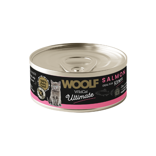 Lata de Salmón Kitten 6x 85gr