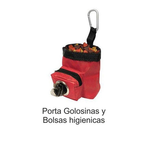 PORTA GOLOSINAS CON PORTABOLSAS HIGUENICAS.