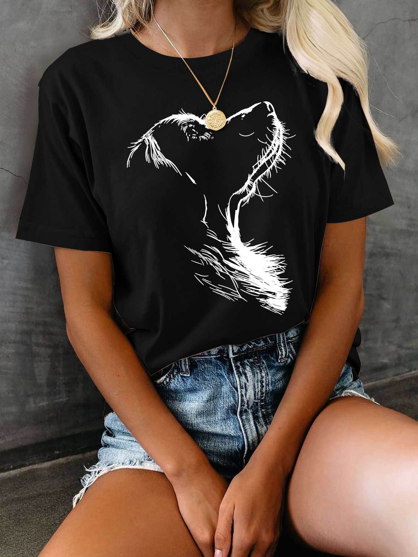 Camiseta con estampado mujer