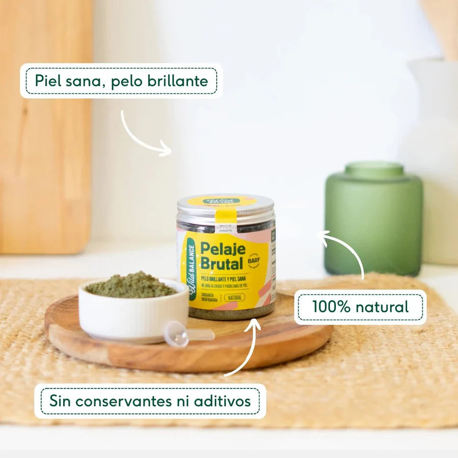 PELAJE BRUTAL | Suplemento para la salud de la piel y el pelo