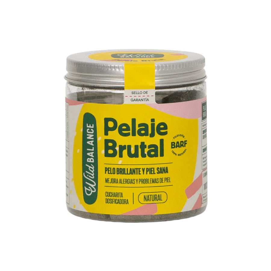 PELAJE BRUTAL | Suplemento para la salud de la piel y el pelo