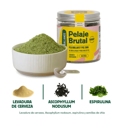 PELAJE BRUTAL | Suplemento para la salud de la piel y el pelo