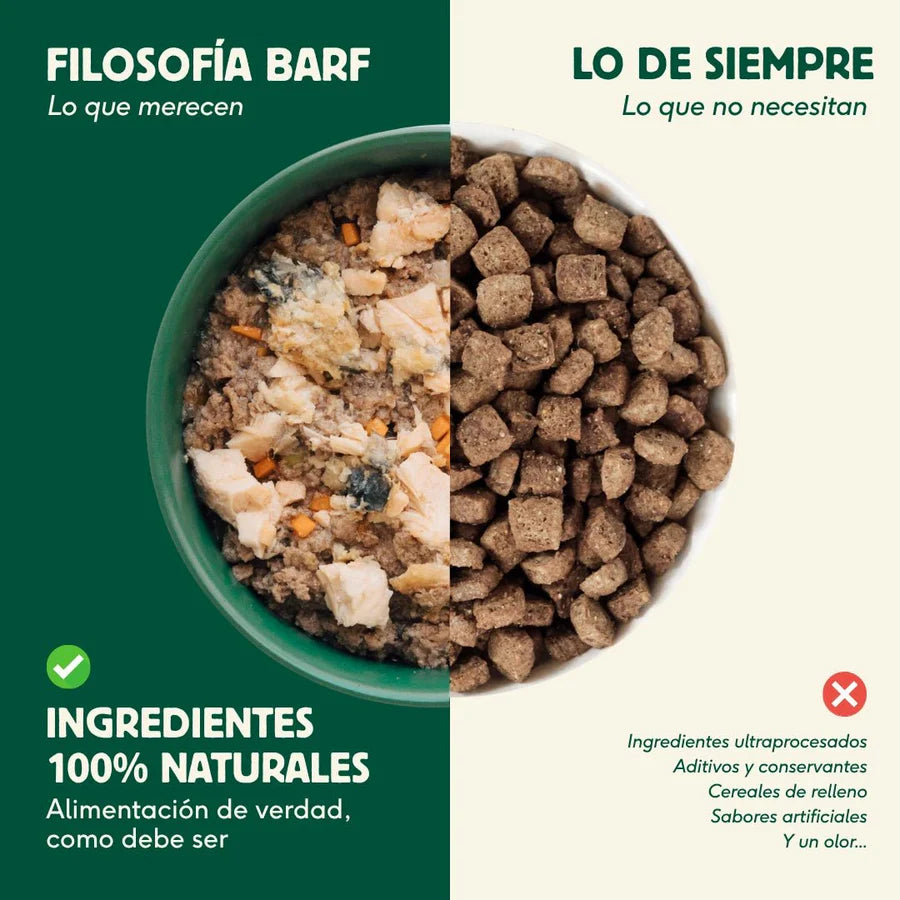 Lata de Pollo para perros 400g - Filosofía BARF