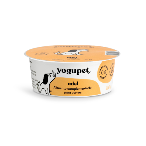 yogupet clásico perro miel 110gr