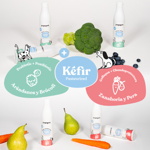 yogupet kéfir mix(4 arándanos, 4 pera) 200ml