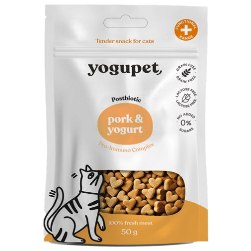 yogupet snack tierno para gato  cerdo y yogur 50gr