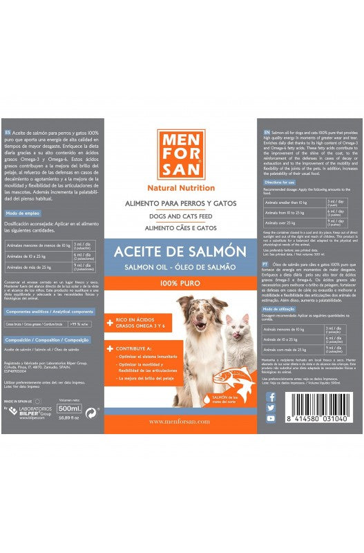 ACEITE DE SALMON 500ml