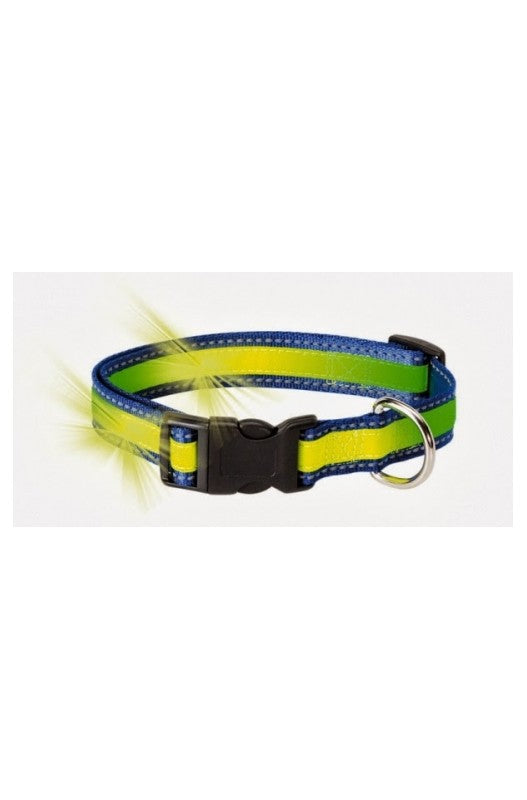 COLLAR FOSFORESCENTE Y REFLECTANTE S
