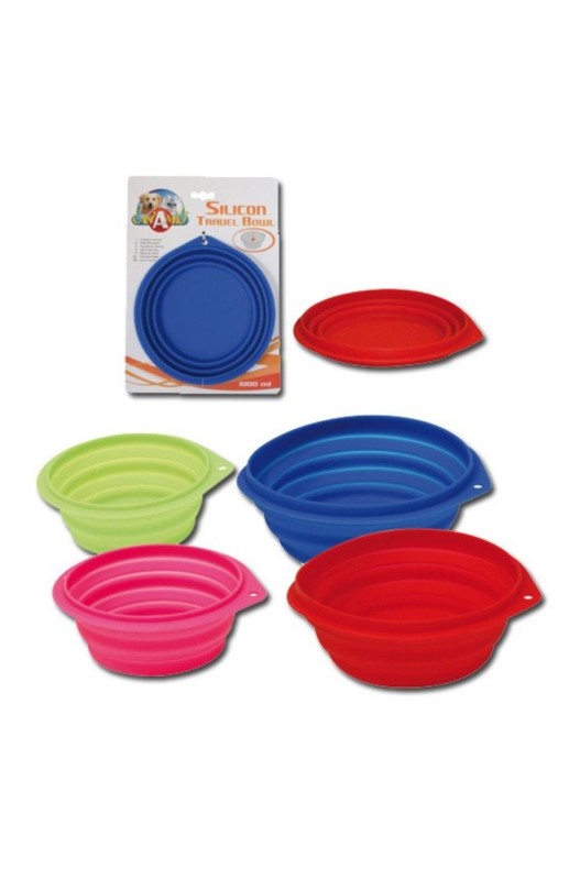PLATO VIAJE DE SILICONA 500 ML./14,5CM.