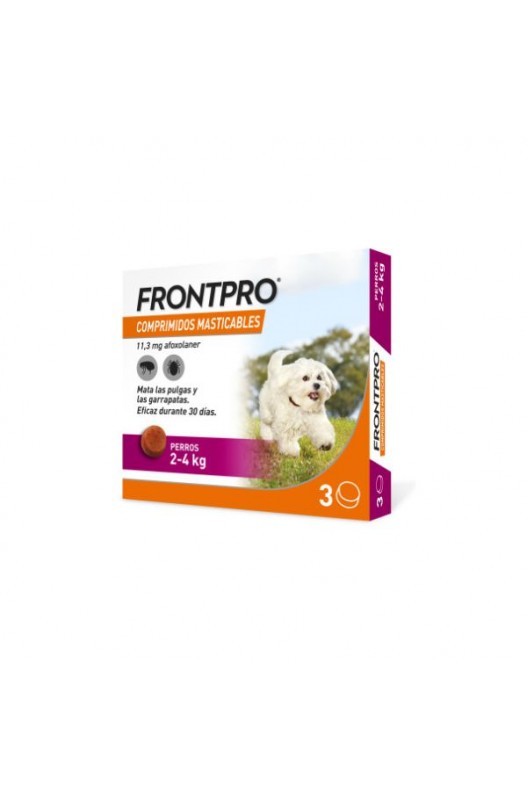 FRONTPRO Comp.Masticables 2-4 KG. 3 pastillas