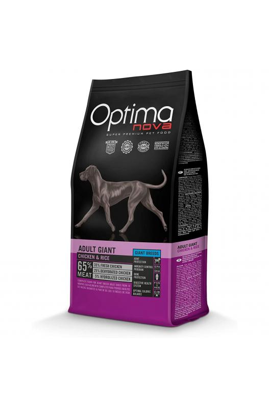 OPTIMA NOVA ADULT GIANT POLLO ARROZ 12 KG.