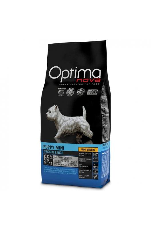 OPTIMA NOVA PUPPY MINI POLLO ARROZ 2 KG.