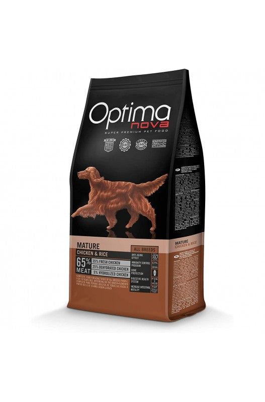 OPTIMA NOVA ADULT MATURE POLLO ARROZ 2 KG.
