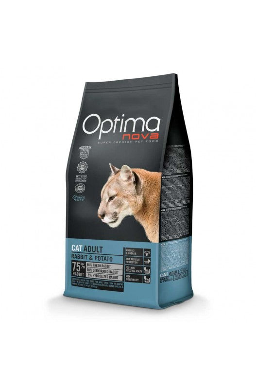 OPTIMA NOVA CAT ADULT RABBIT PATATA 2 Kg.